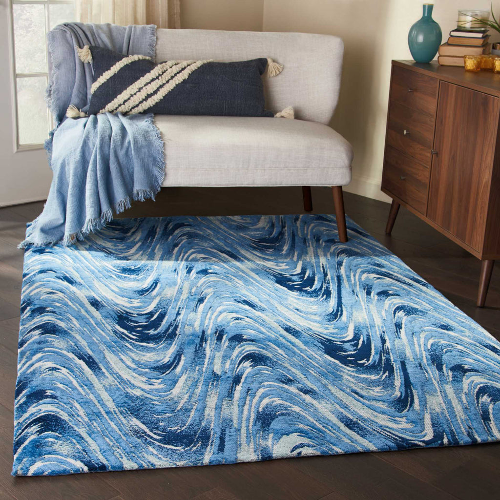 Nourison Studio Nyc Collection OM001 Ocean Area Rug by Design  Feature