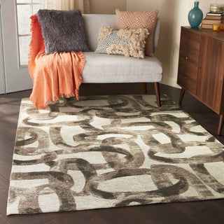 Nourison Studio Nyc Collection OM004 Glacier Area Rug by Design Room Image