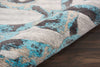 Nourison Studio Nyc Collection OM004 Midnight Teal Area Rug by Design Texture Image