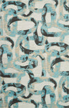 Nourison Studio Nyc Collection OM004 Midnight Teal Area Rug by Design 3' 9'' X 5' 9''