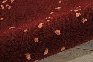 Nourison Opaline OPA08 Fire Area Rug Detail Image