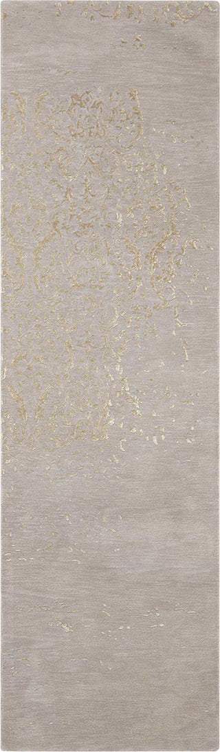 Nourison Opaline OPA08 Silver Area Rug 2'3'' X 8' Runner