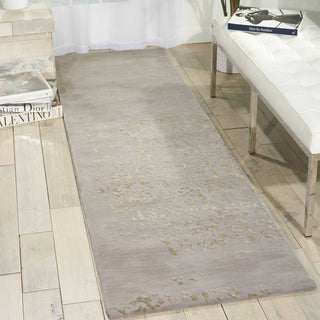 Nourison Opaline OPA08 Silver Area Rug Room Image