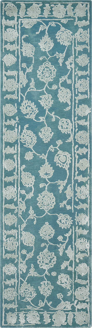 Nourison Opaline OPA12 Aqua Area Rug