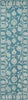 Nourison Opaline OPA12 Aqua Area Rug 2'3'' X 8' Runner