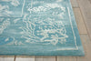 Nourison Opaline OPA12 Aqua Area Rug Detail Image