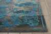 Nourison Opaline OPA12 Charcoal Blue Area Rug Detail Image