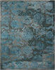 Nourison Opaline OPA12 Charcoal Blue Area Rug 7'9'' X 9'9''