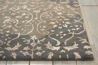 Nourison Opaline OPA13 Charcoal Area Rug Detail Image