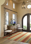 Nourison Oxford OXFD5 Citrus Area Rug by Barclay Butera 6' X 8' Living Space Shot Feature