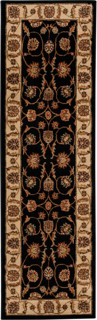 Nourison Paramount PAR09 Black Area Rug Runner Image