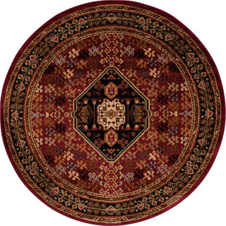 Nourison Paramount PAR21 Red Area Rug Round Image