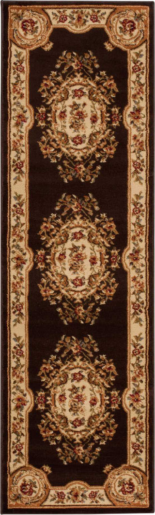 Nourison Paramount PAR37 Chocolate Area Rug Runner Image