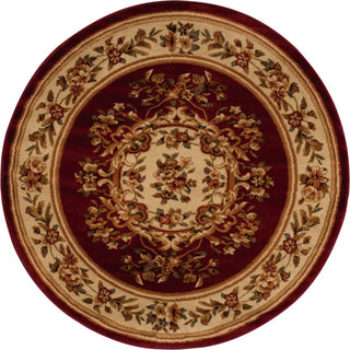 Nourison Paramount PAR37 Red Area Rug Round Image