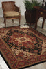 Nourison Paramount PAR05 Black Area Rug Room Image Feature