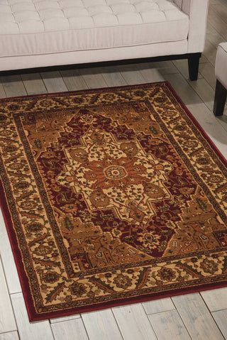 Nourison Paramount PAR05 Gold Area Rug Room Image