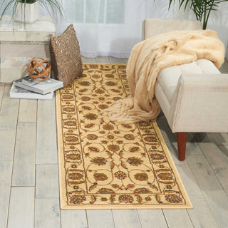 Nourison Paramount PAR09 Beige Area Rug Room Image Feature