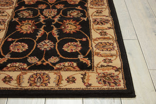 Nourison Paramount PAR09 Black Area Rug Detail Image