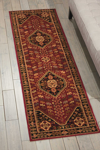 Nourison Paramount PAR21 Red Area Rug Room Image