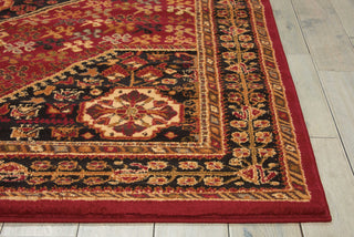 Nourison Paramount PAR21 Red Area Rug Detail Image