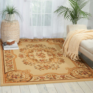 Nourison Paramount PAR37 Beige Area Rug Room Image Feature