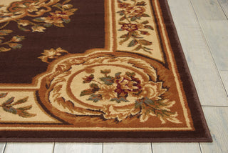 Nourison Paramount PAR37 Chocolate Area Rug Detail Image