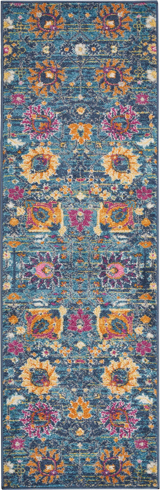 Nourison Passion PSN01 Denim Area Rug 1'10'' X 6' Runner