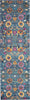 Nourison Passion PSN01 Denim Area Rug 2'2'' X 7'6'' Runner
