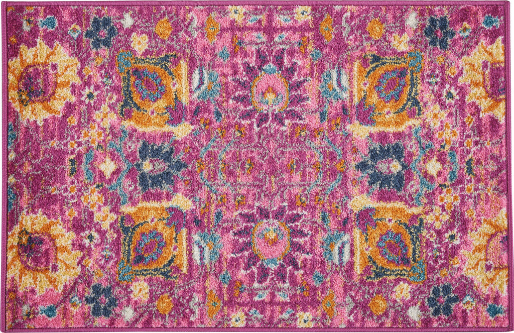 Nourison Passion PSN01 Fuchsia Area Rug 22'' X 34''