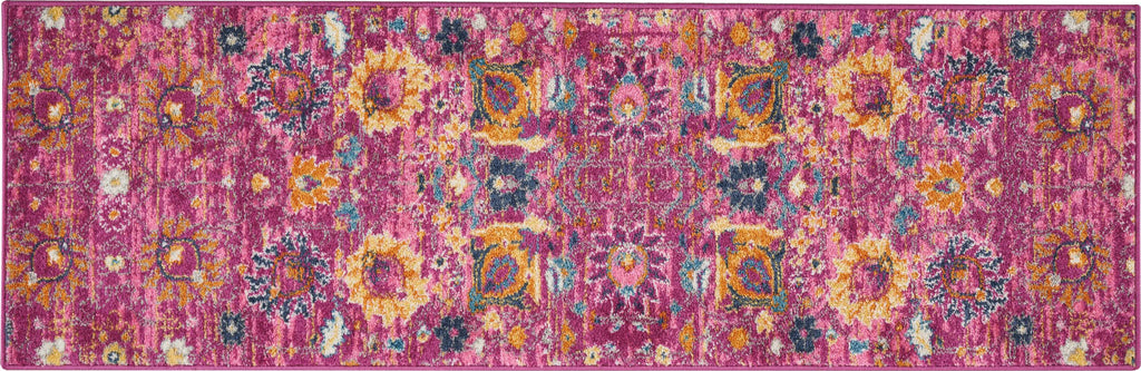 Nourison Passion PSN01 Fuchsia Area Rug 1'10'' X 6' Runner