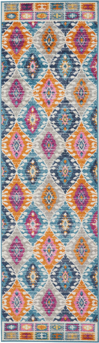 Nourison Passion PSN02 Multicolor Area Rug 2'2'' X 7'6'' Runner