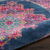 Nourison Passion PSN03 Blue Area Rug 8' Rnd
