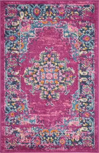 Nourison Passion PSN03 Fuchsia Area Rug 22'' X 34''