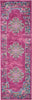 Nourison Passion PSN03 Fuchsia Area Rug 1'10'' X 6' Runner
