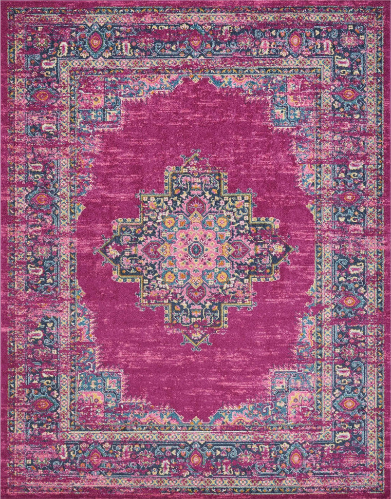 Nourison Passion PSN03 Fuchsia Area Rug main image