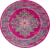 Nourison Passion PSN03 Fuchsia Area Rug 5' Rnd