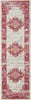 Nourison Passion PSN03 Ivory/Fushia Area Rug 2'2'' X 7'6'' Runner