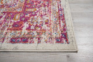 Nourison Passion PSN03 Ivory/Fushia Area Rug Detail Image