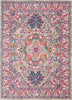 Nourison Passion PSN20 Light Grey/Pink Area Rug 4' X 6'