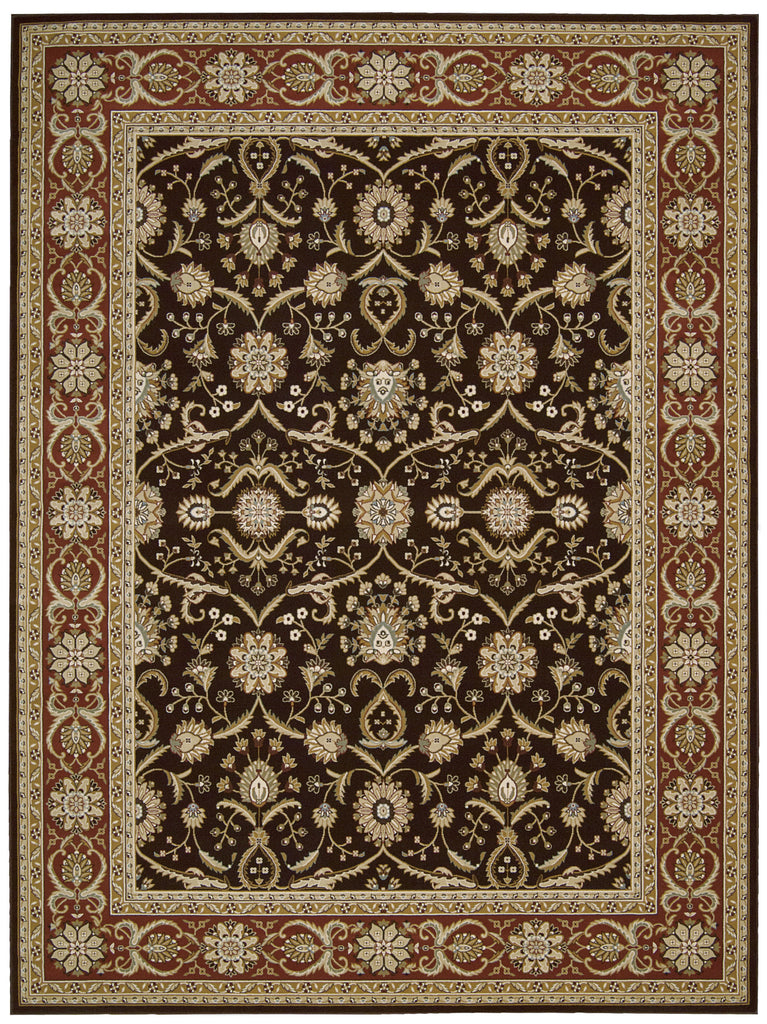 Nourison Persian Crown PC001 Dark Brown Area Rug main image