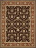 Nourison Persian Crown PC001 Dark Brown Area Rug Corner Image