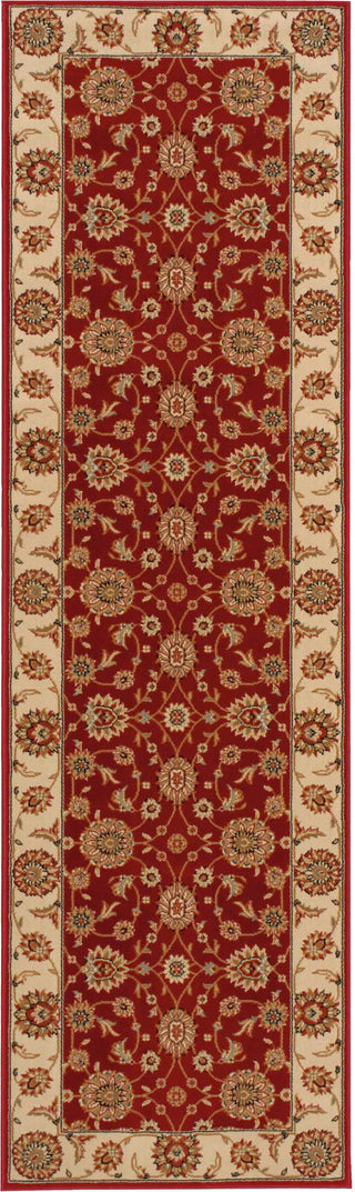 Nourison Persian Crown PC002 Red Area Rug Corner Image