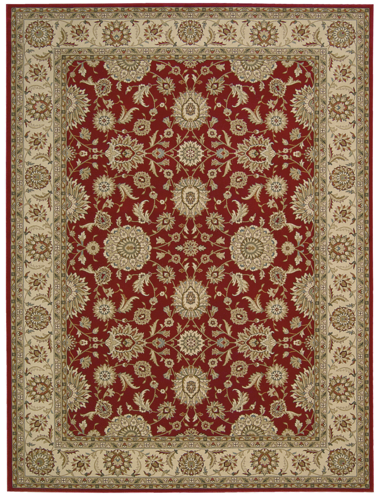 Nourison Persian Crown PC002 Red Area Rug main image