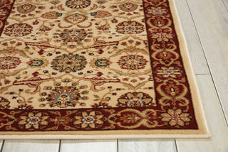 Nourison Persian Crown PC001 Cream Area Rug 3' X 8'