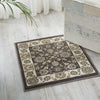 Nourison Persian Crown PC002 Charcoal/Ivory Area Rug Room Image