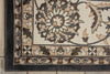Nourison Persian Crown PC002 Charcoal/Ivory Area Rug Corner Image