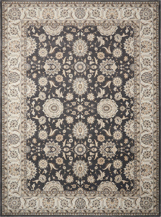 Nourison Persian Crown PC002 Charcoal/Ivory Area Rug main image