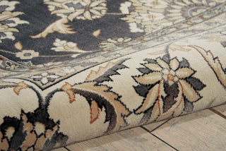 Nourison Persian Crown PC002 Charcoal/Ivory Area Rug Detail Image