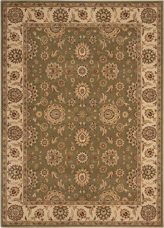 Nourison Persian Crown PC001 Green Area Rug 5'3'' X 7'4''