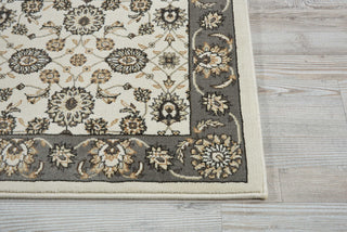 Nourison Persian Crown PC002 Ivory/Grey Area Rug Detail Image